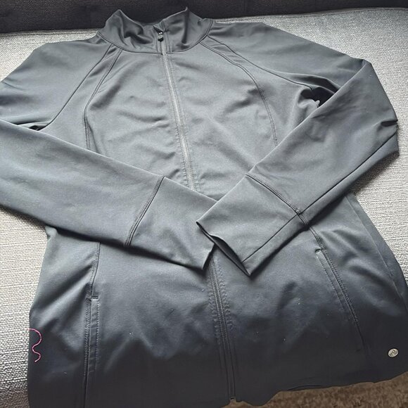 Apana Black Full-Zip Jacket Size Medium - Picture 5 of 5